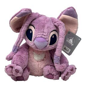 DISNEY PARKS Lilo & Stitch Purple Angel Sitting Plush with Tag